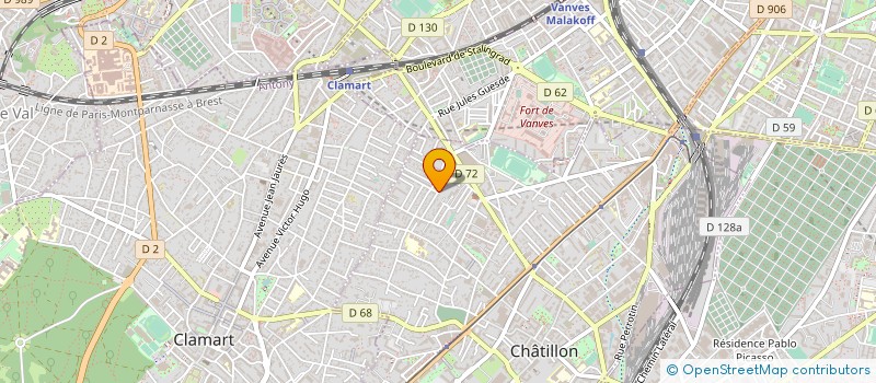 localisation de l'entreprise 520 094 988 à CHATILLON