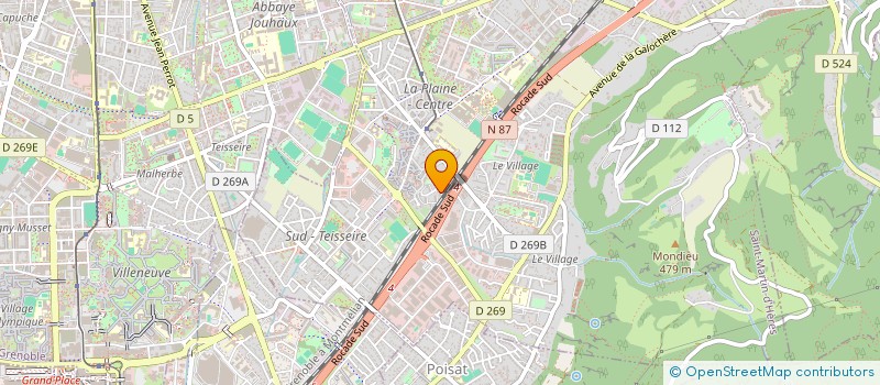 localisation de l'entreprise 520 108 598   SAINT-MARTIN-D'HERES