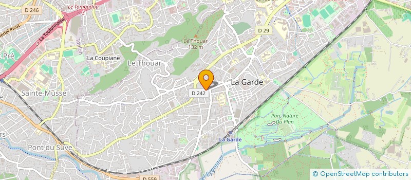 localisation de l'entreprise 520 180 704   LA VALETTE-DU-VAR