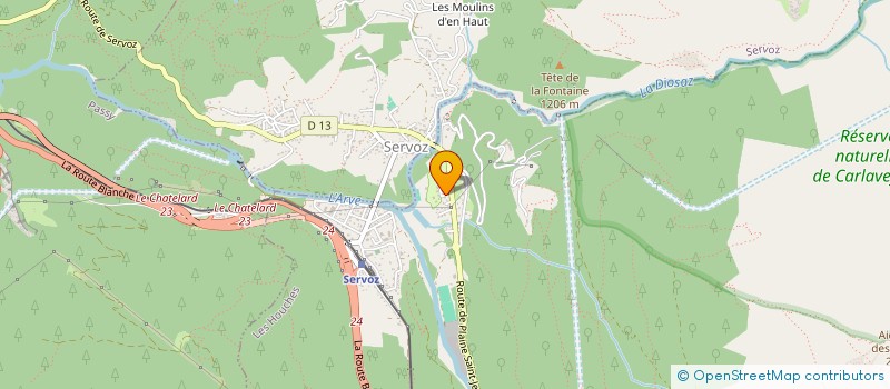 localisation de l'entreprise 520 185 729   LES HOUCHES