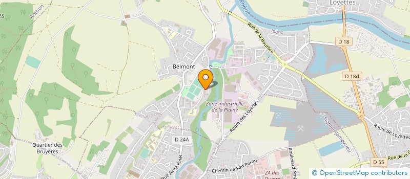 localisation de l'entreprise 520 188 376   CHAVANOZ