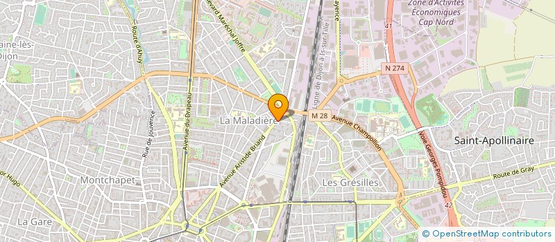 localisation de l'entreprise 520 191 420   DIJON