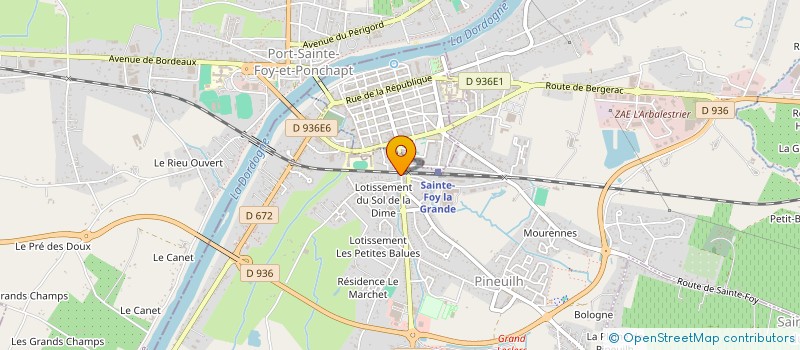 localisation de l'entreprise 520 203 159   PINEUILH