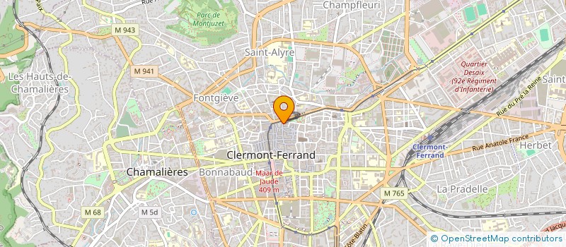 localisation de l'entreprise 520 216 151   CLERMONT-FERRAND