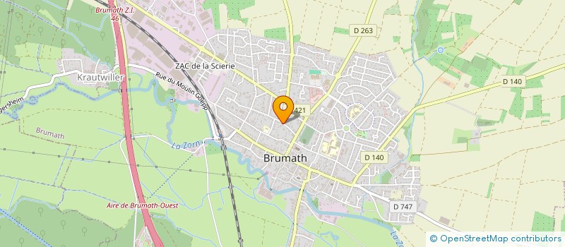 localisation de l'entreprise 520 237 892   BRUMATH
