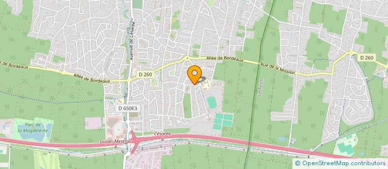 localisation de l'entreprise 520 243 387   GUJAN MESTRAS