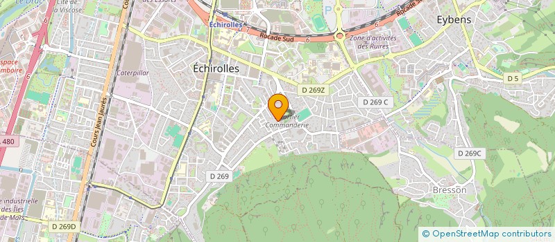 localisation de l'entreprise 520 257 866   ECHIROLLES