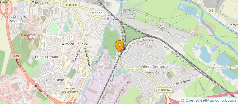 localisation de l'entreprise 520 261 843   CHARLEVILLE-MEZIERES