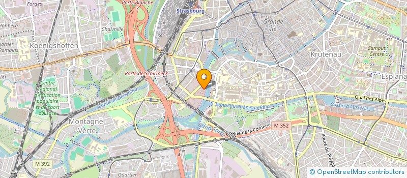 localisation de l'entreprise 520 264 110 à STRASBOURG