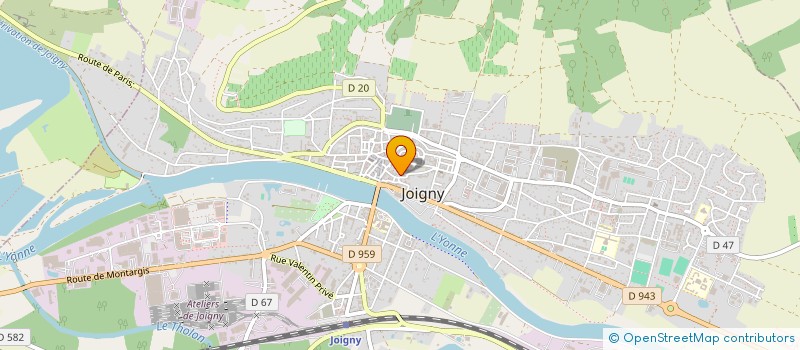 localisation de l'entreprise 520 268 657 à JOIGNY