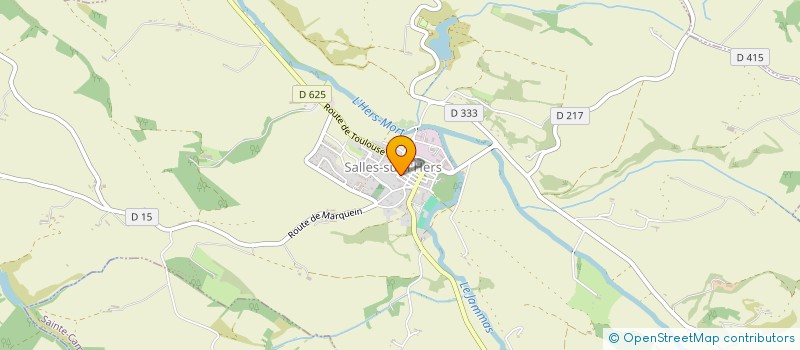 localisation de l'entreprise 520 273 327   SALLES-SUR-L'HERS