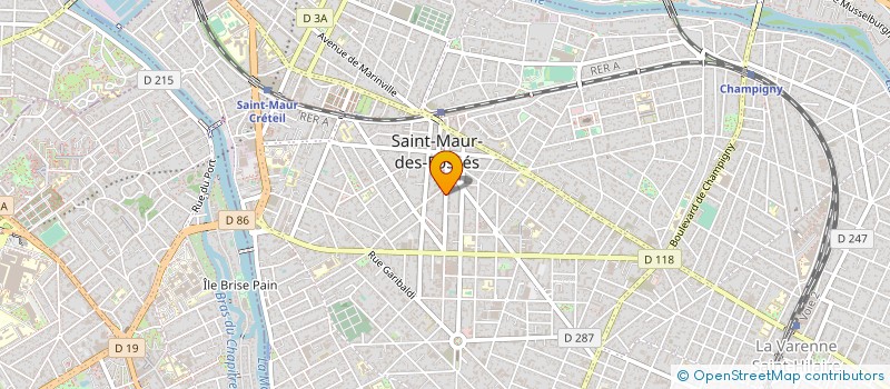 localisation de l'entreprise 520 276 874  à SAINT-MAUR-DES-FOSSES
