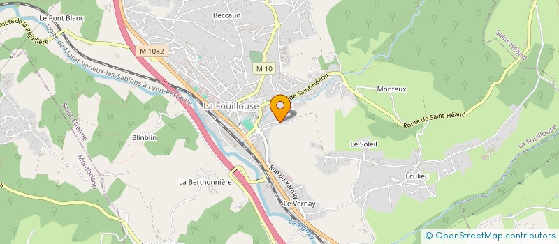 localisation de l'entreprise 520 298 654   LA FOUILLOUSE