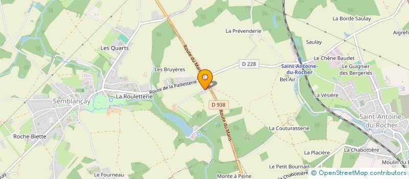 localisation de l'entreprise 520 330 556   SEMBLANCAY