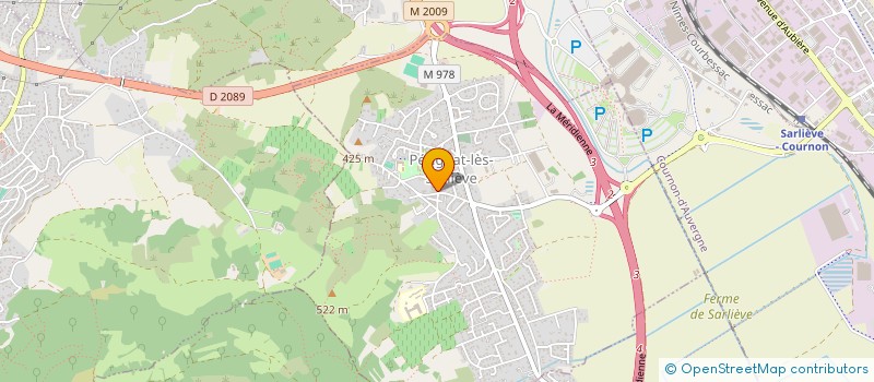 localisation de l'entreprise 520 361 817   PERIGNAT-LES-SARLIEVE