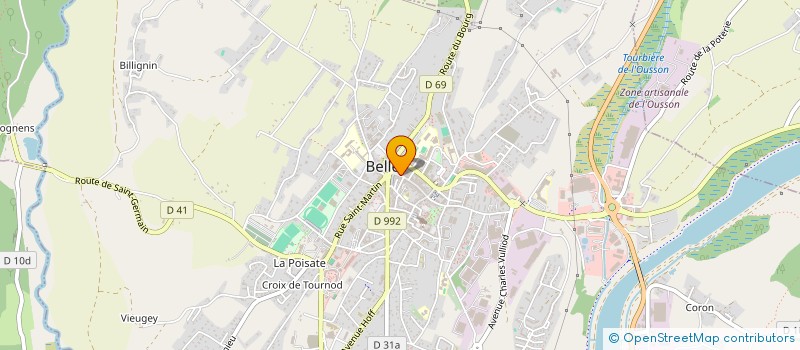 localisation de l'entreprise 520 373 432   MASSIGNIEU-DE-RIVES