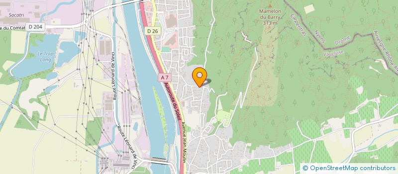 localisation de l'entreprise 520 425 935   BOLLENE