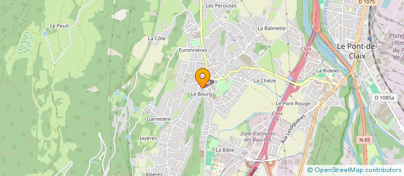 localisation de l'entreprise 520 444 001   LA COTE-SAINT-ANDRE