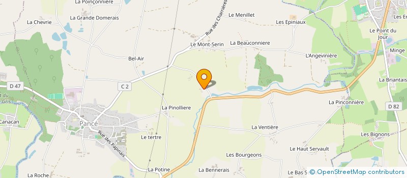 localisation de l'entreprise 520 470 139   PANCE