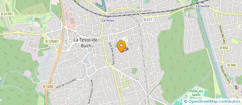 localisation de l'entreprise 520 476 987  à LA TESTE-DE-BUCH