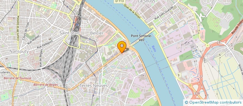 localisation de l'entreprise 520 481 631  à BEGLES