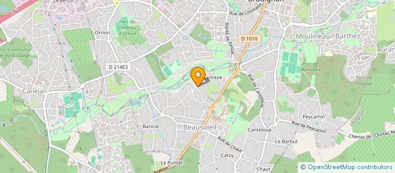 localisation de l'entreprise 520 500 950   GRADIGNAN