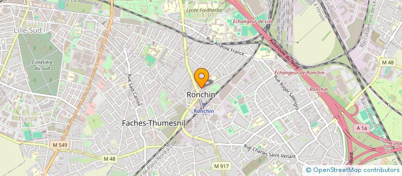 localisation de l'entreprise 520 506 361   RONCHIN