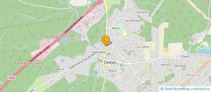 localisation de l'entreprise 520 591 033   CESTAS