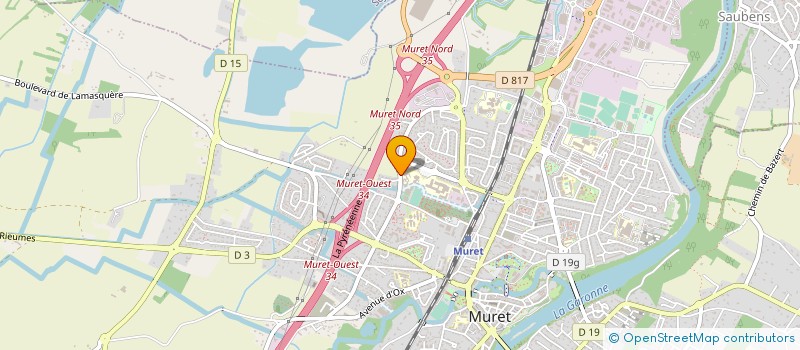 localisation de l'entreprise 520 597 956   MURET