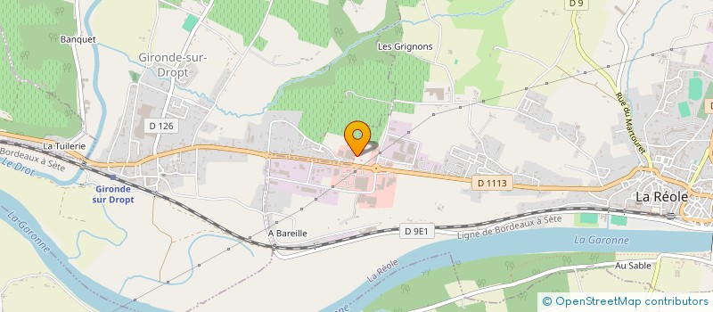 localisation de l'entreprise 520 605 882   LA REOLE