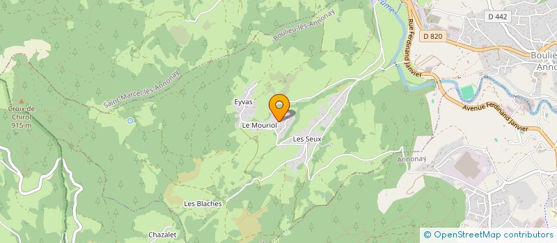 localisation de l'entreprise 520 608 902 à ANNONAY