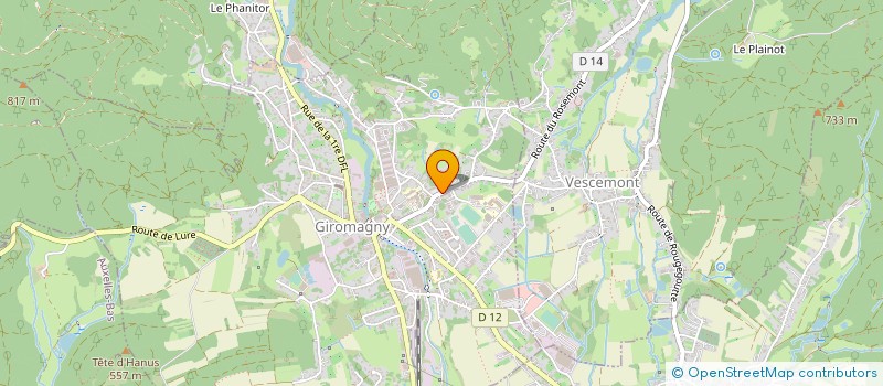 localisation de l'entreprise 520 642 018   RONCHAMP