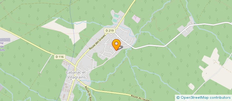 localisation de l'entreprise 520 663 808   CABANAC-ET-VILLAGRAINS