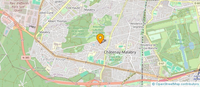 localisation de l'entreprise 520 686 445 à CHATENAY-MALABRY