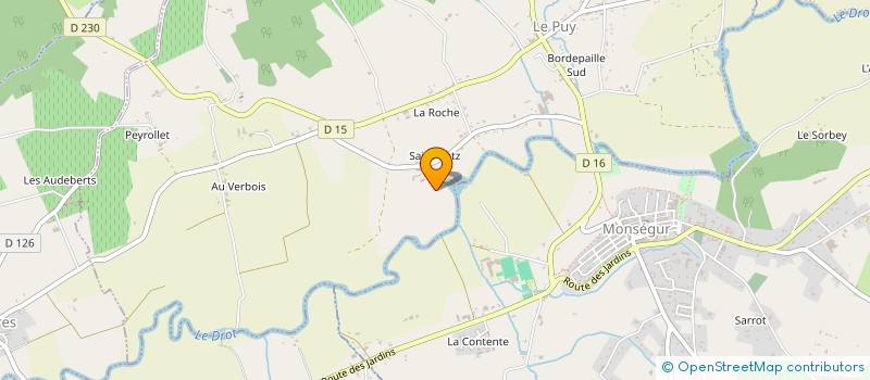 localisation de l'entreprise 520 736 836   LA REOLE