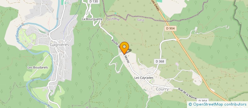 localisation de l'entreprise 520 752 551   COURRY