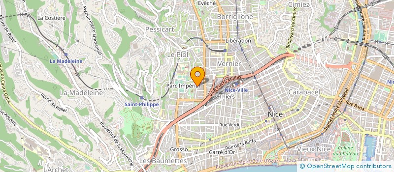 localisation de l'entreprise 520 761 776 à NICE