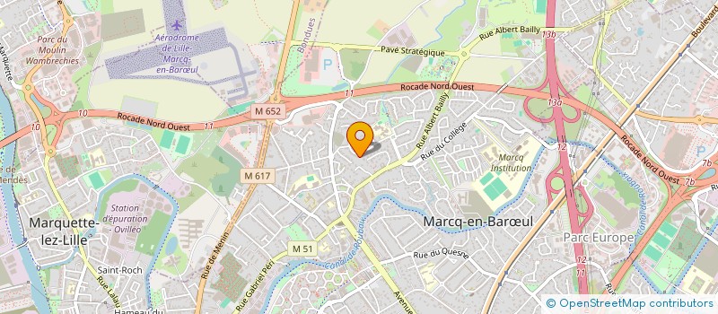 localisation de l'entreprise 520 772 898  à MARCQ-EN-BARŒUL
