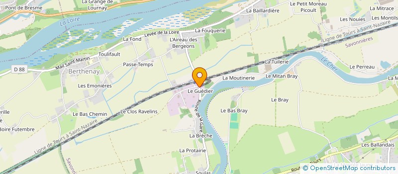 localisation de l'entreprise 520 773 367   VILLAINES-LES-ROCHERS