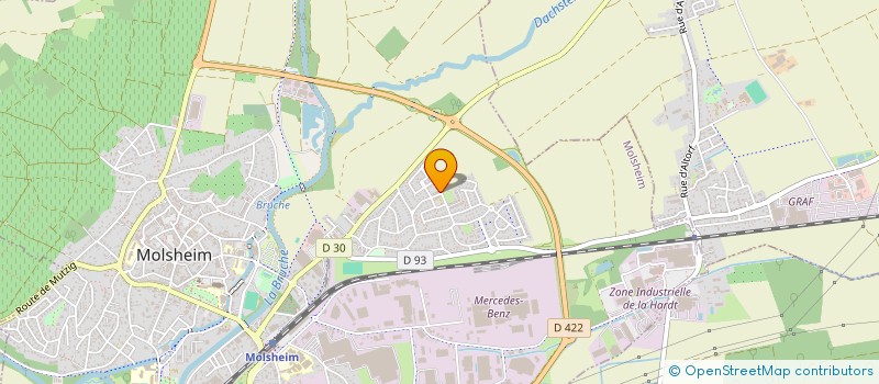 localisation de l'entreprise 520 780 891   MOLSHEIM