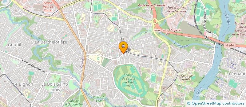 localisation de l'entreprise 520 783 762 à NANTES