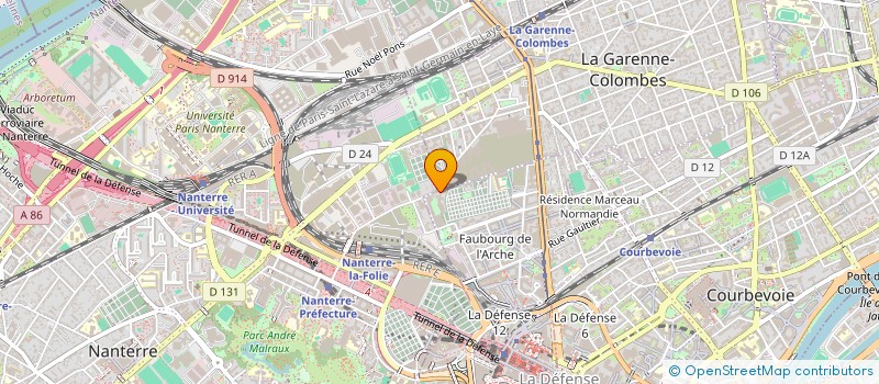 localisation de l'entreprise 520 797 465   COURBEVOIE