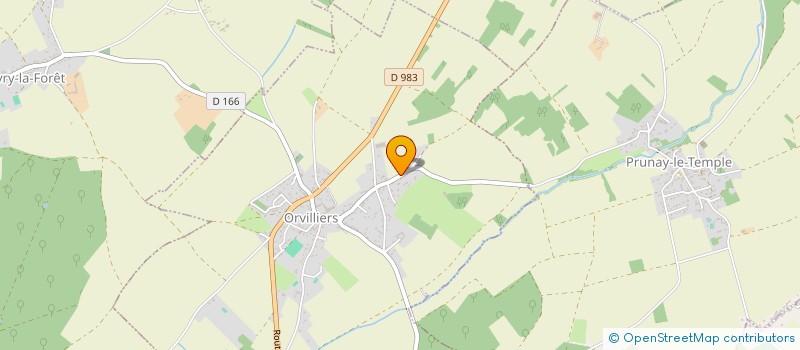 localisation de l'entreprise 520 823 568   ORVILLIERS