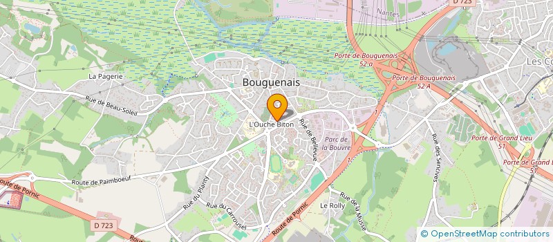 localisation de l'entreprise 520 843 442  à BOUGUENAIS