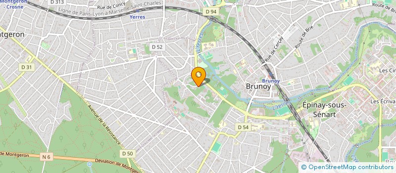 localisation de l'entreprise 520 847 914 à BRUNOY