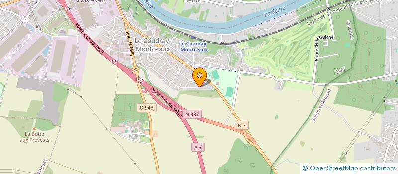 localisation de l'entreprise 520 853 169 à CORBEIL-ESSONNES
