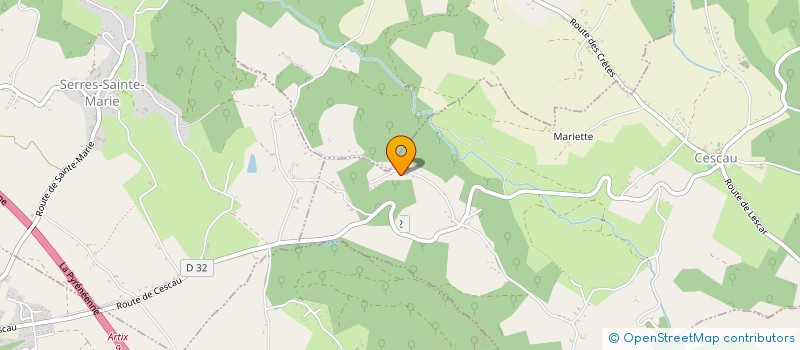 localisation de l'entreprise 520 863 515   CESCAU