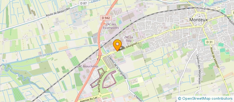 localisation de l'entreprise 520 869 322   BEAUMES-DE-VENISE