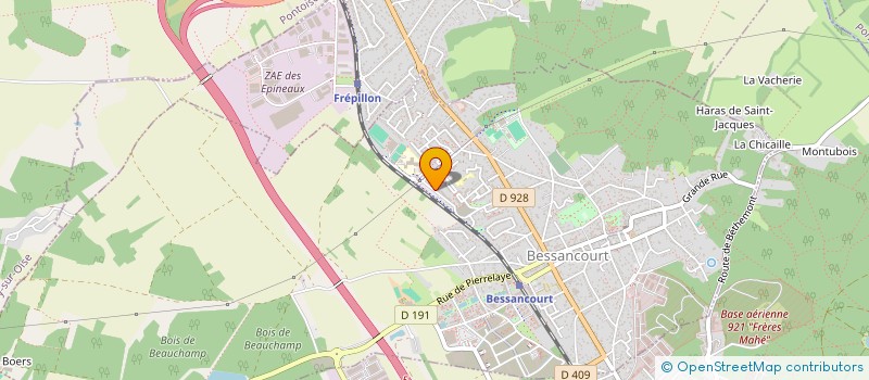 localisation de l'entreprise 520 891 391   BESSANCOURT