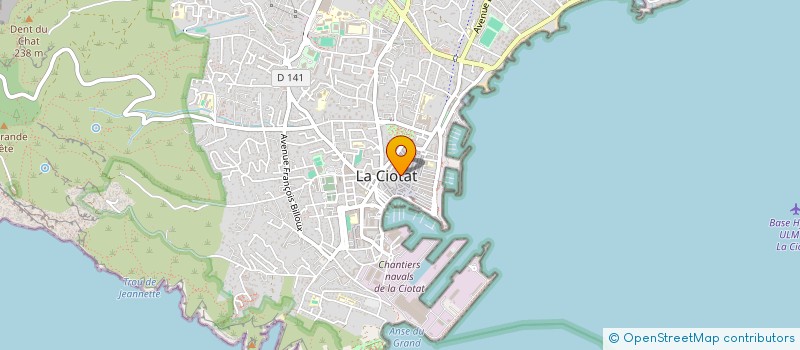 localisation de l'entreprise 520 911 645 à LA CIOTAT